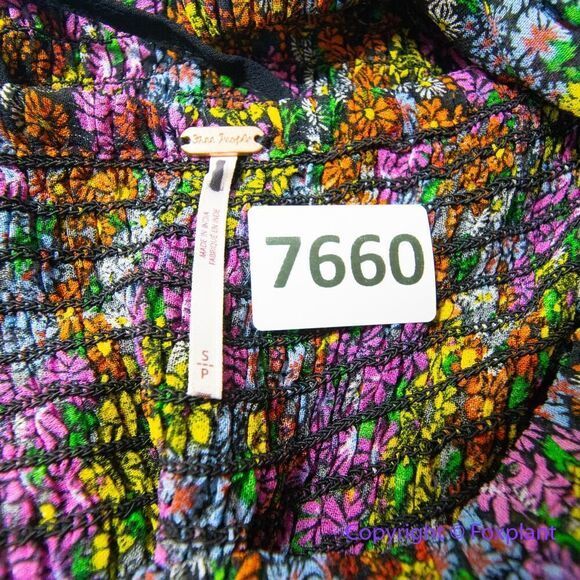 New! Free People Back On‎ Top floral print, size S - Picture 13 of 15